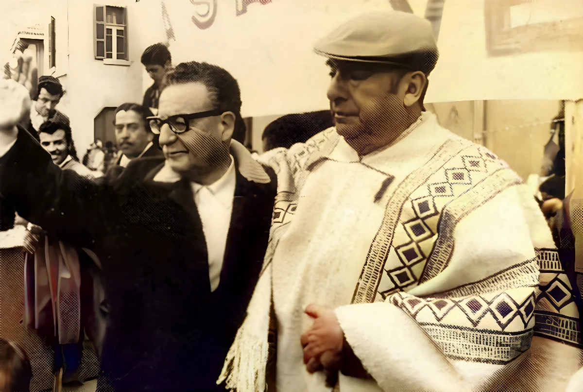 Pablo Neruda y Salvador Allende — aprox. 1972 | Chile de Ayer