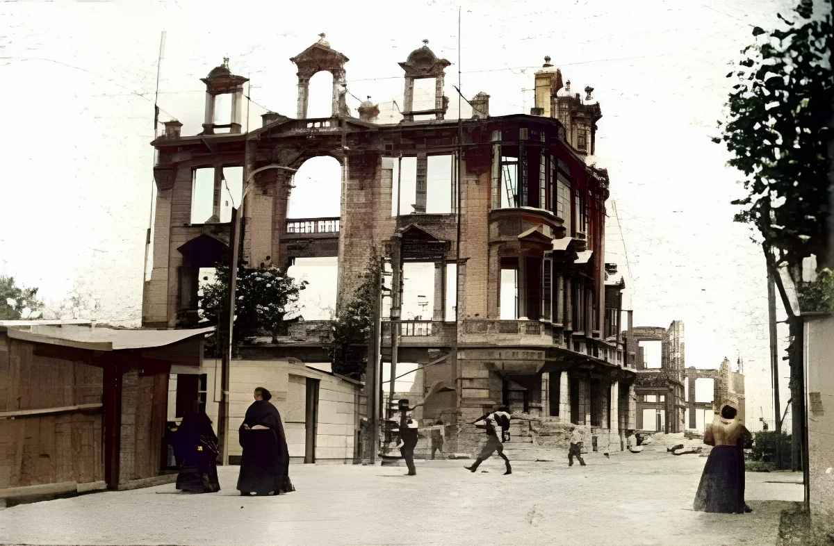 Destrucción en Valparaíso luego del terremoto de 1906 — aprox. 1906 | Chile de Ayer