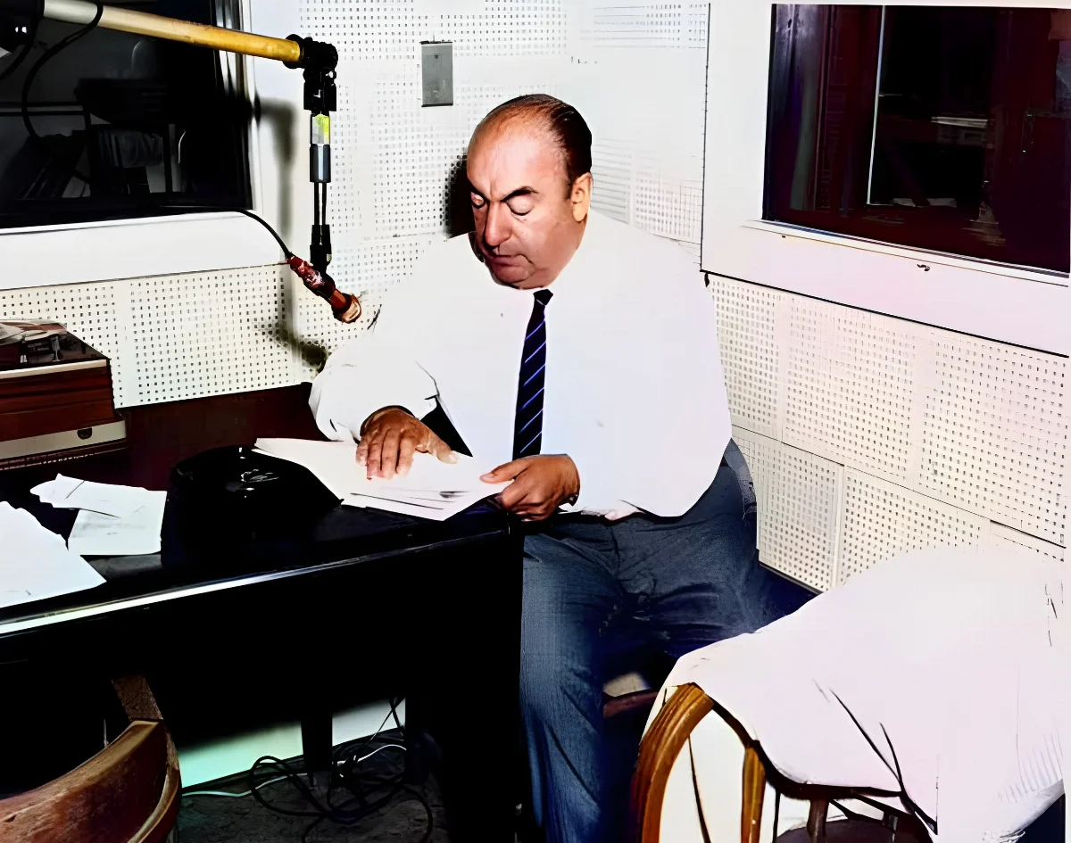 Pablo Neruda en la Library of Congress — 1966 | Chile de Ayer