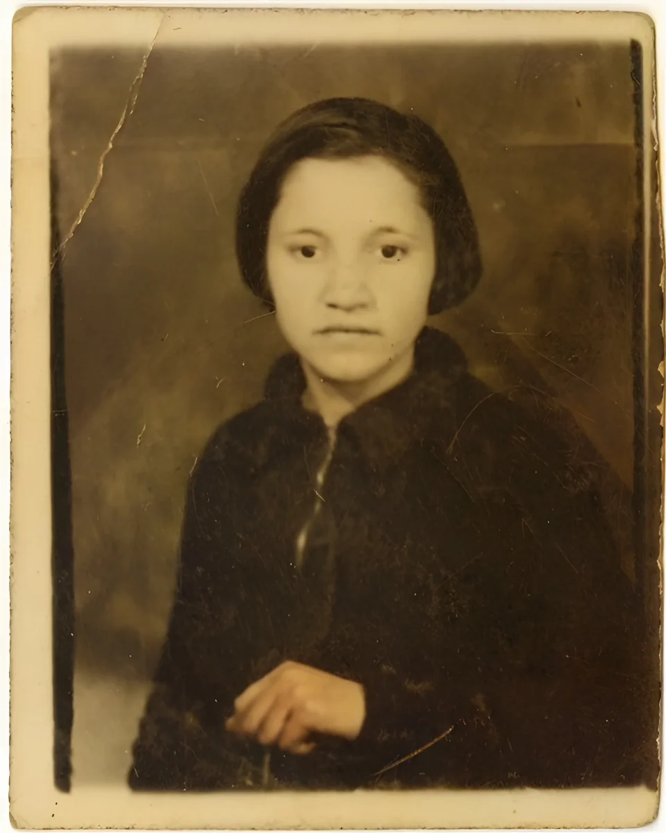 Violeta Parra de niña — aprox. 1934 | Chile de Ayer