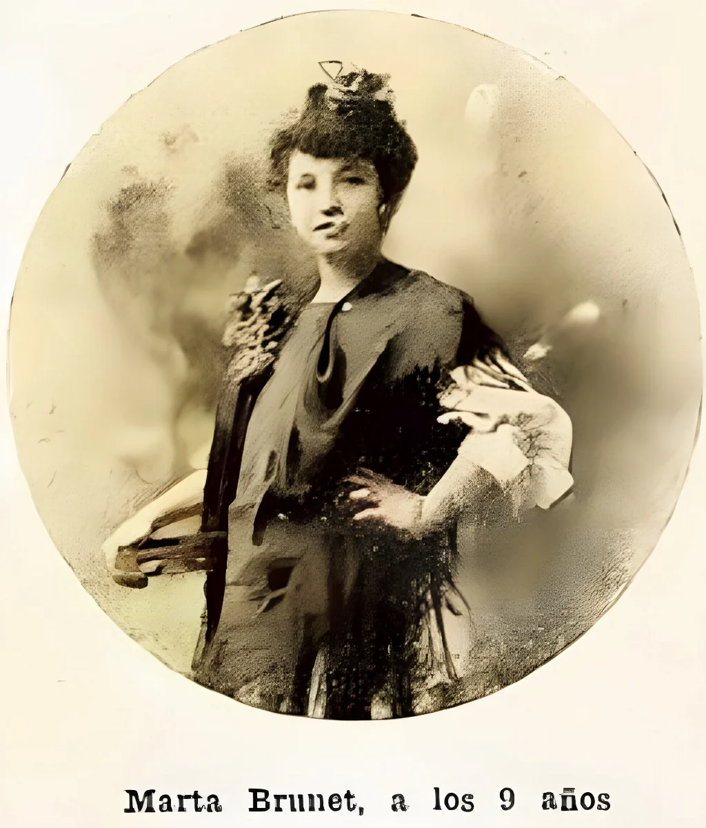 Marta Brunet a los 9 años — aprox. 1906 | Chile de Ayer