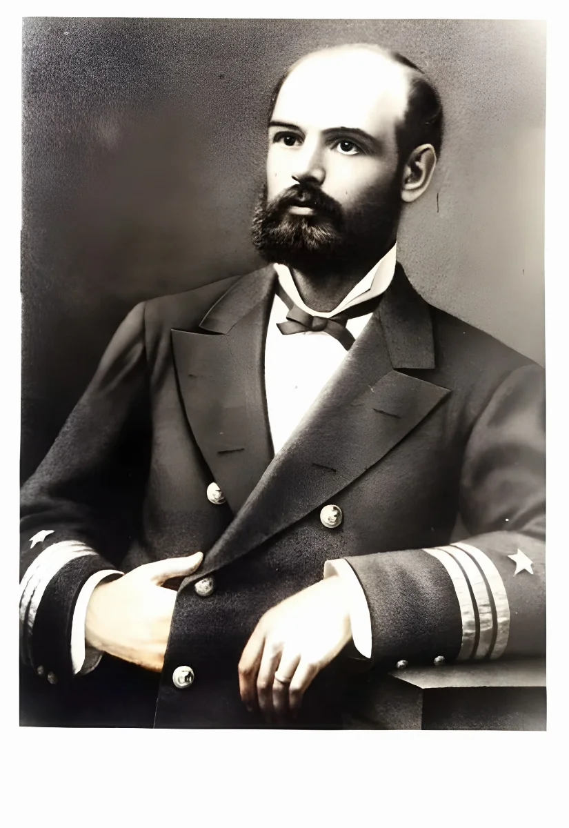 Capitán de fragata Arturo Prat Chacón — aprox. 1879 | Chile de Ayer