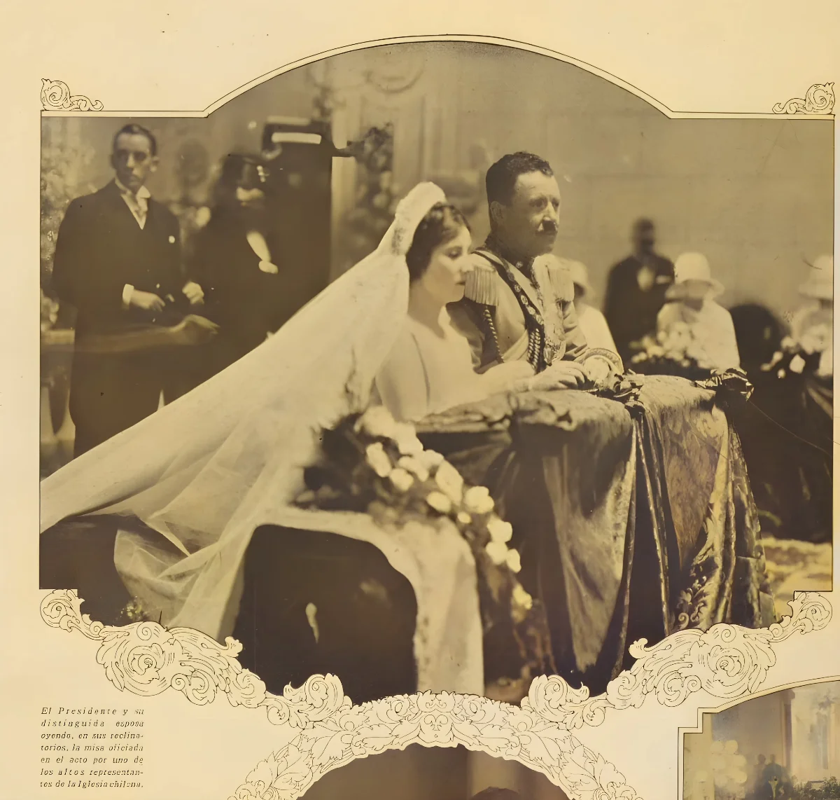 Casamiento de Carlos Ibáñez del Campo en 1927 — 1927 | Chile de Ayer