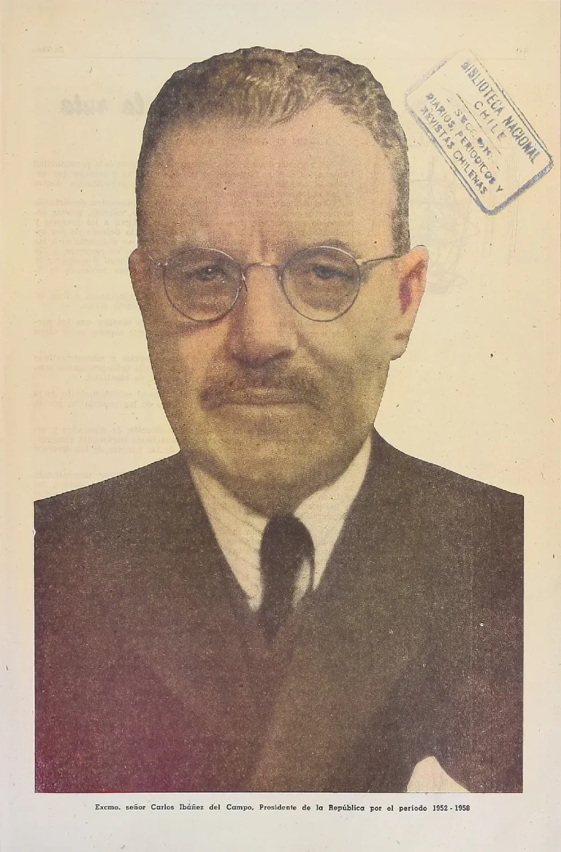 Carlos Ibáñez del Campo en 1952 — 1952 | Chile de Ayer