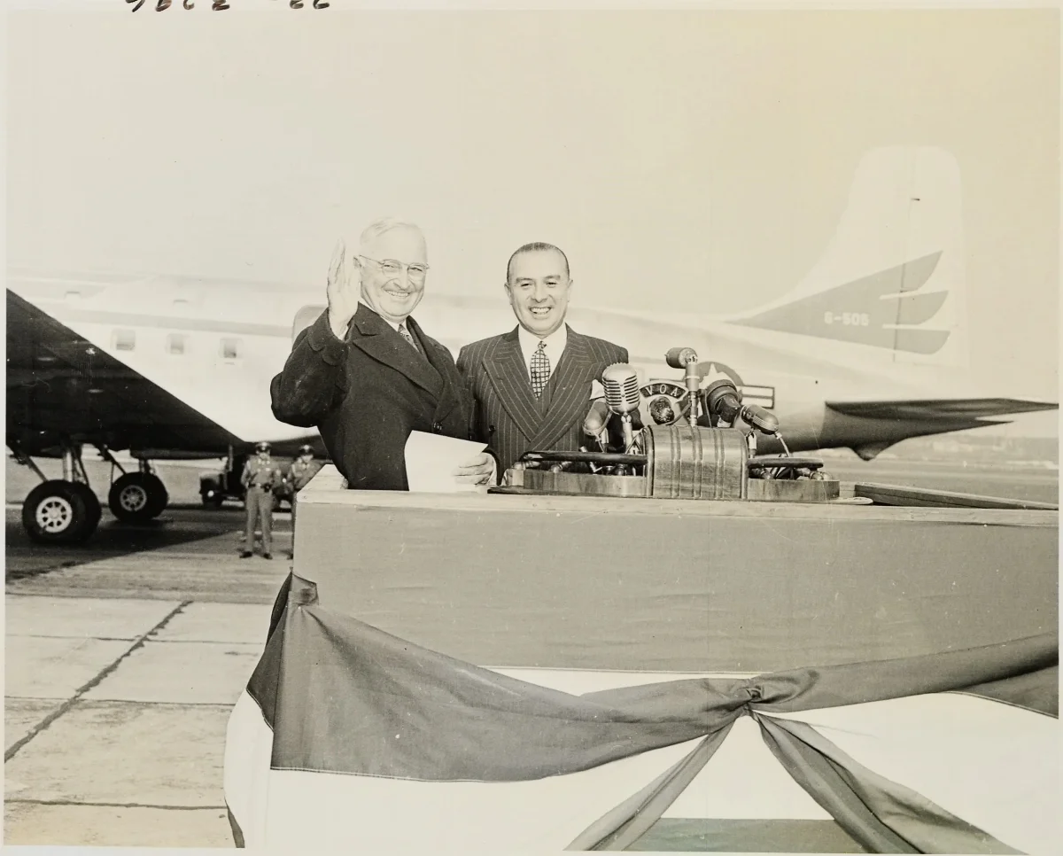 Truman recibe a González Videla en Washington — 1950 | Chile de Ayer