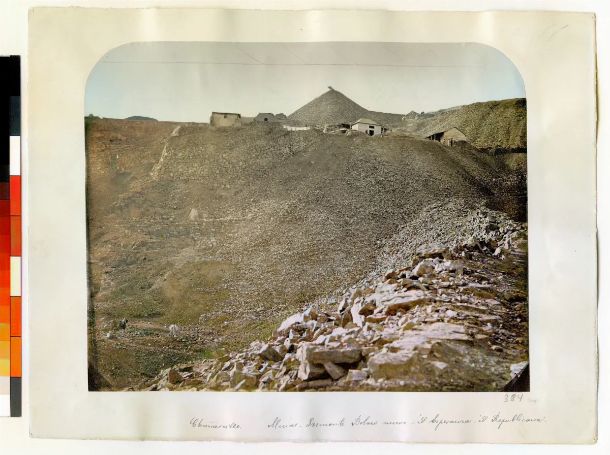 Minas Desmonte Bolaco Nuevo, Esperanza y Republicana — 1863 | Chile de Ayer