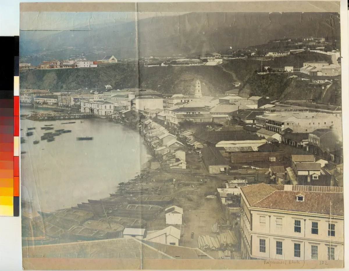 [Bahía de Valparaiso] — 1863 | Chile de Ayer