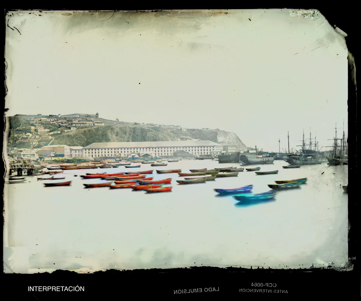 [Puerto de Valparaíso] — 1863–1864 | Chile de Ayer
