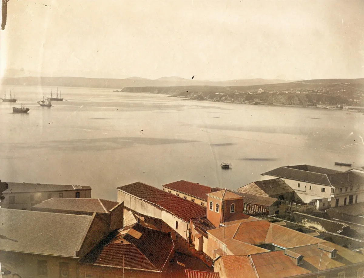[Bahía de Valparaíso] — 1863 | Chile de Ayer