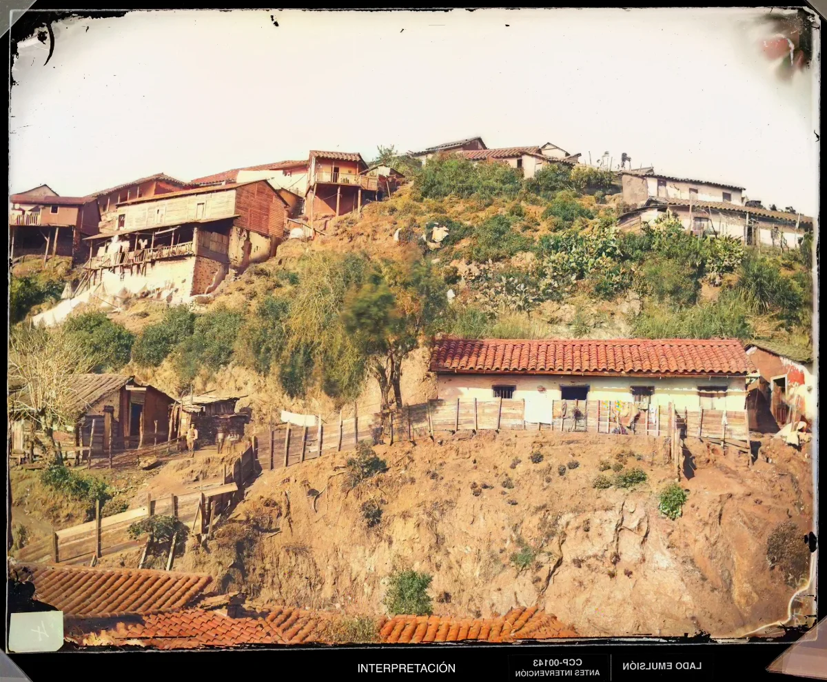 [Casas en Valparaíso] — 1863–1864 | Chile de Ayer