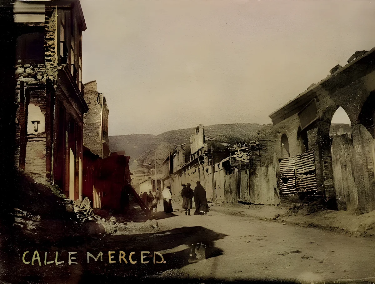 Imágenes luego del Terremoto del 16 de Agosto de 1906 en Valparaíso. — aprox. 1906 | Chile de Ayer