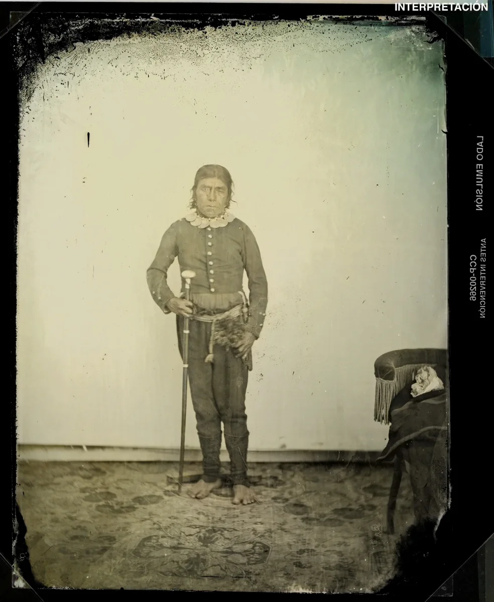 [Cacique de la frontera de Valdivia] — 1863–1864 | Chile de Ayer