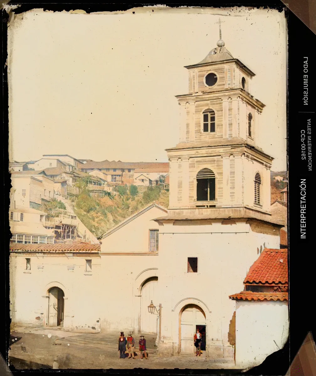 [Iglesia de San Francisco] — 1863–1864 | Chile de Ayer