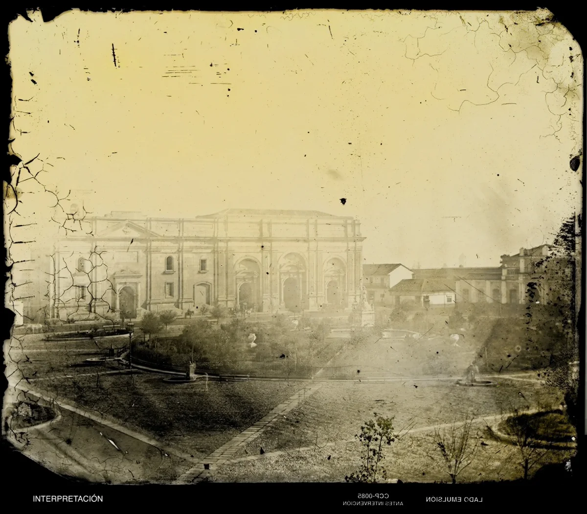 Catedral de Santiago — 1863 | Chile de Ayer