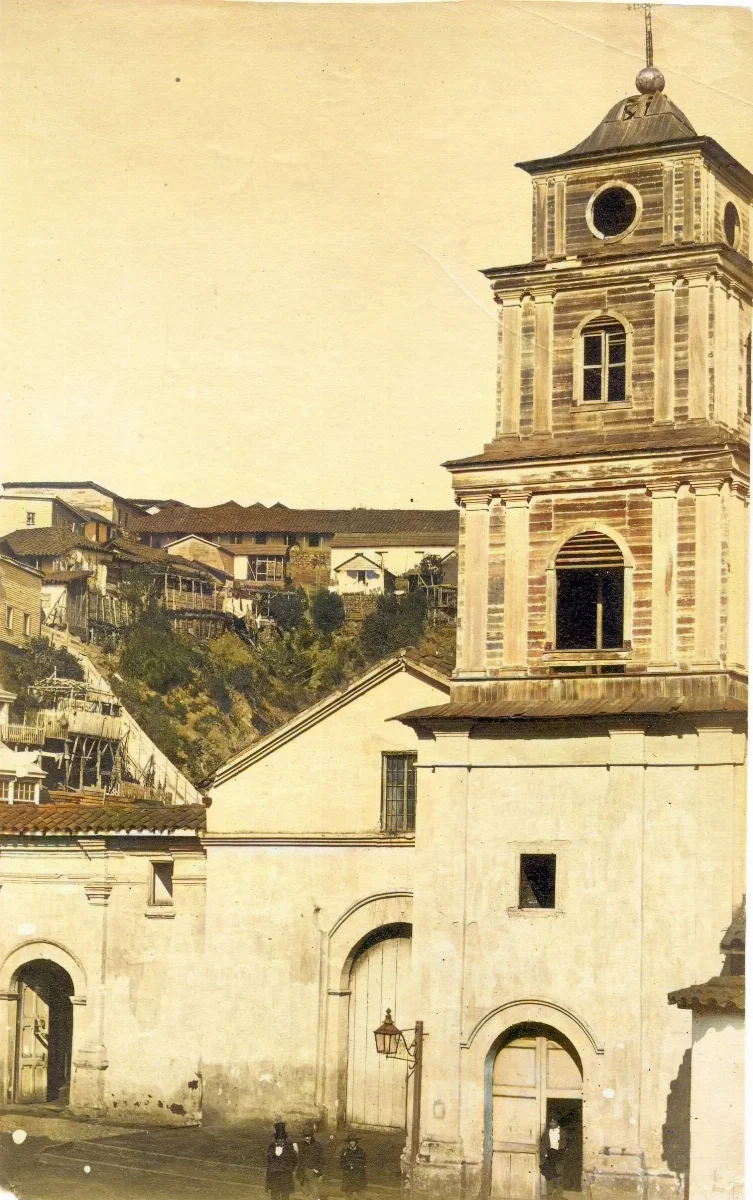 [Iglesia de San Francisco] — 1863 | Chile de Ayer