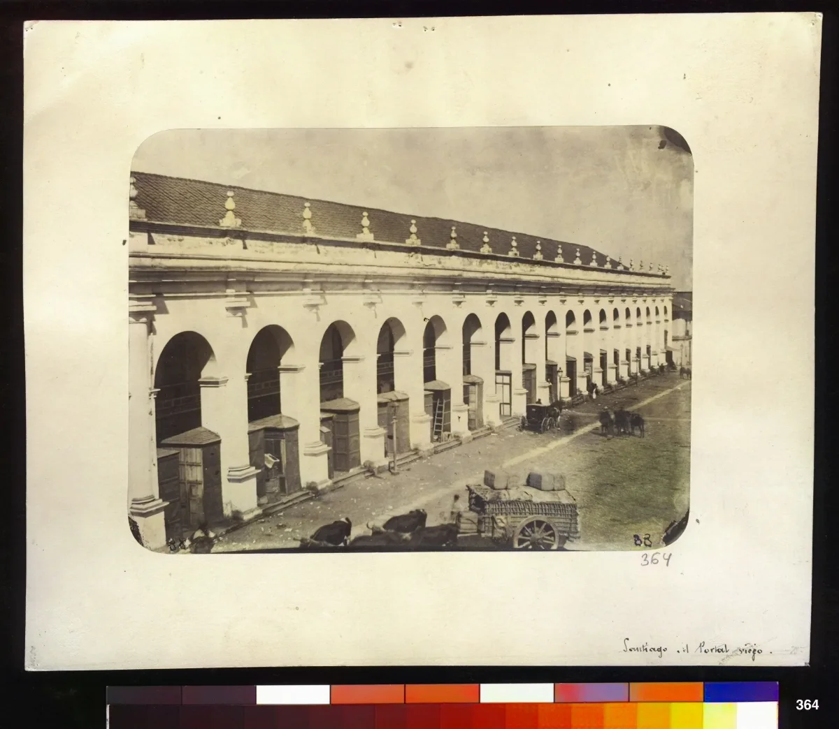 El Portal Viejo — 1863 | Chile de Ayer