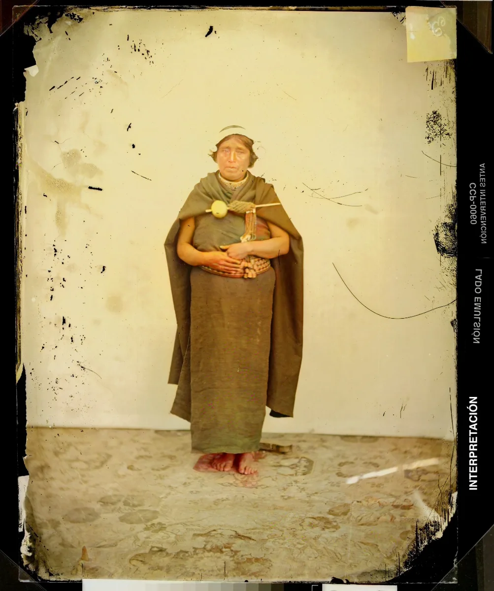 [India mapuche] — 1863–1864 | Chile de Ayer