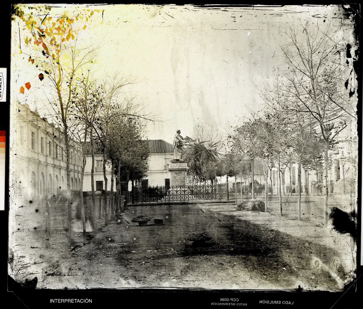 [Estatua de Portales] — 1863 | Chile de Ayer