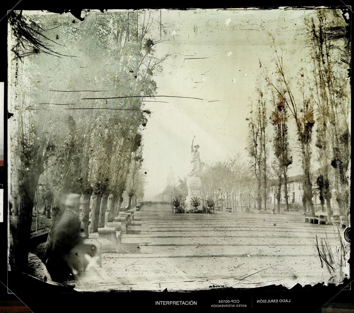 [Alameda de las Delicias] — 1863 | Chile de Ayer