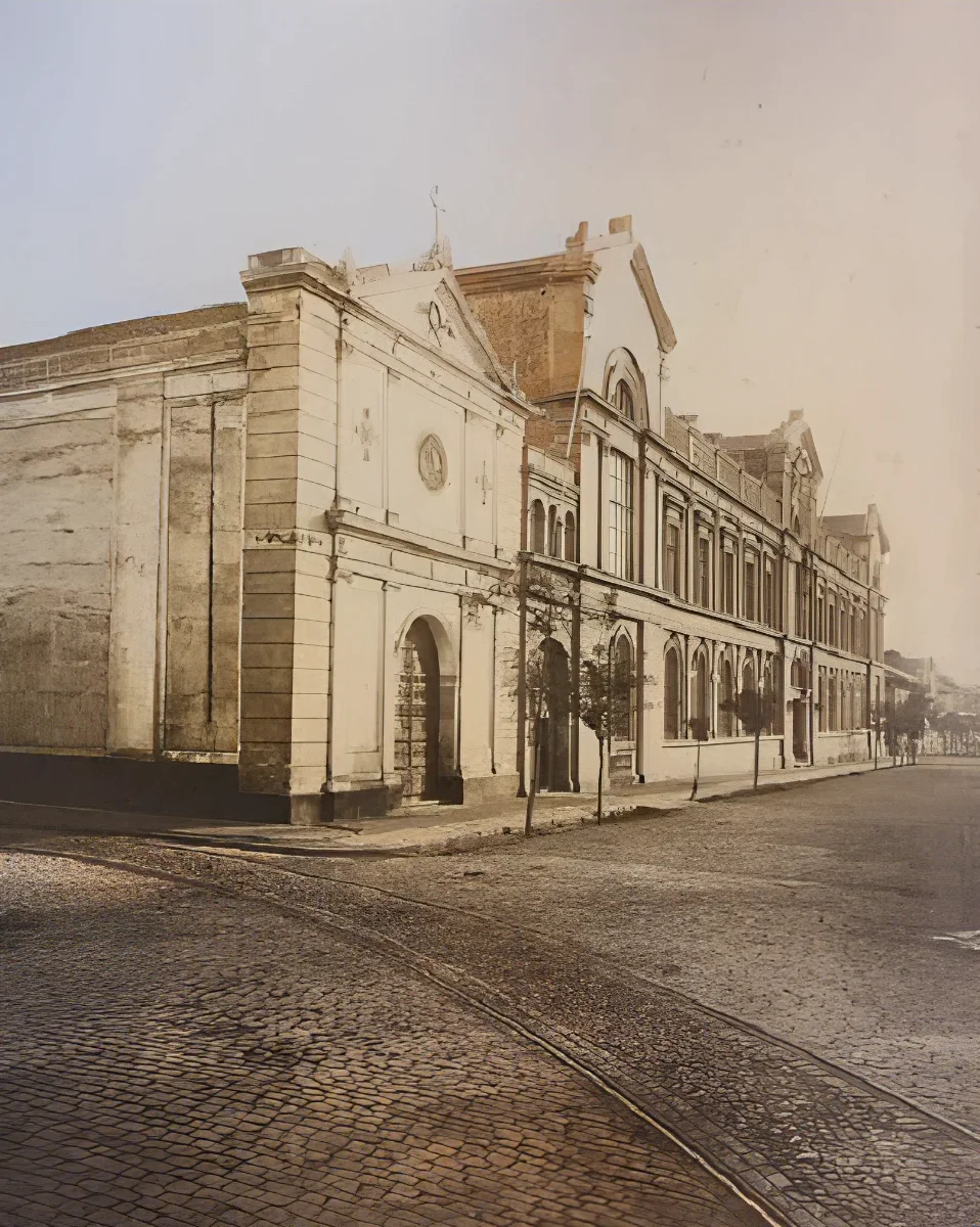 Casa Central de la Universidad de Chile, siglo XIX — aprox. 1850 | Chile de Ayer