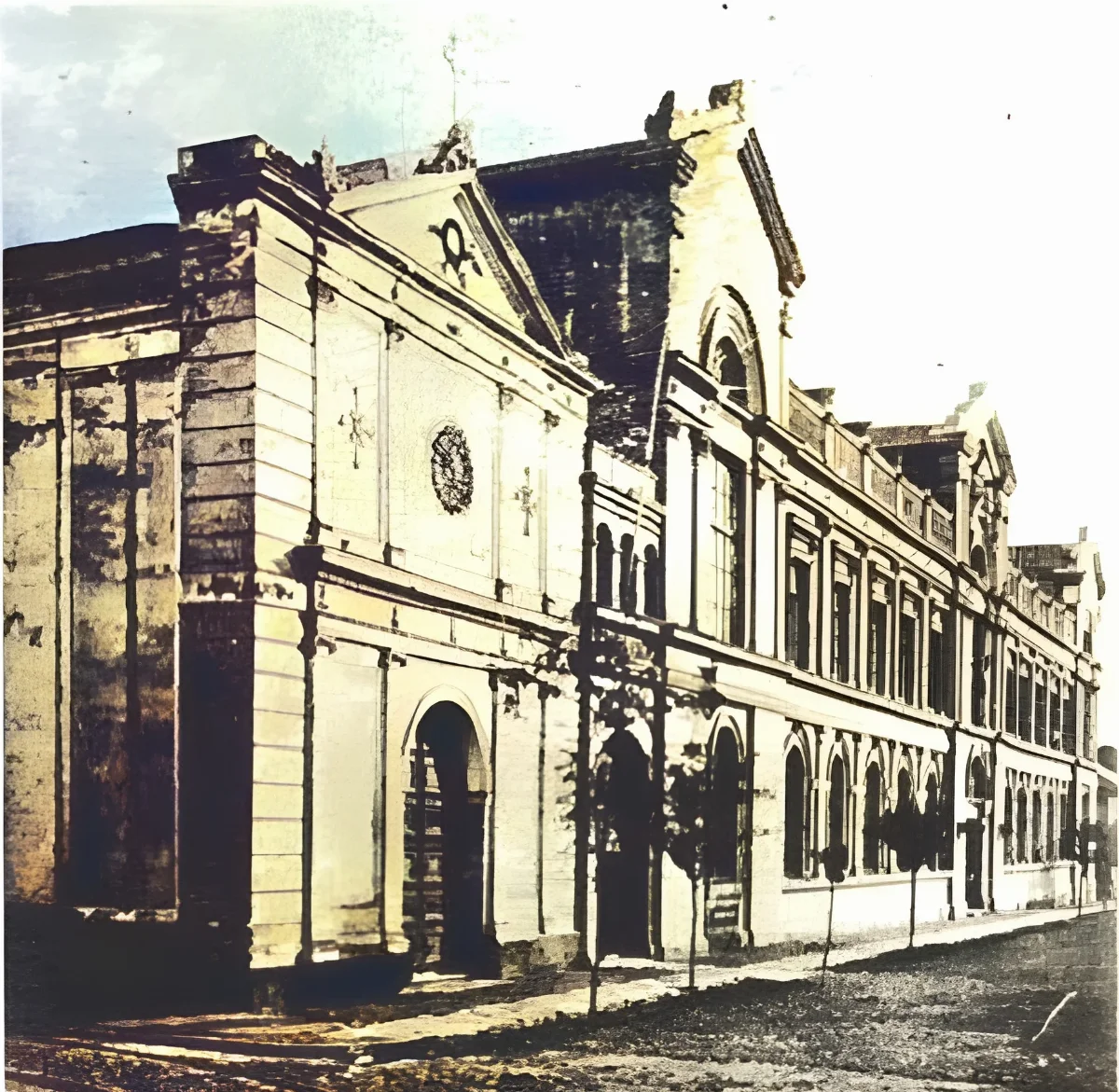 Casa Central de la Universidad de Chile, siglo XIX — aprox. 1850 | Chile de Ayer