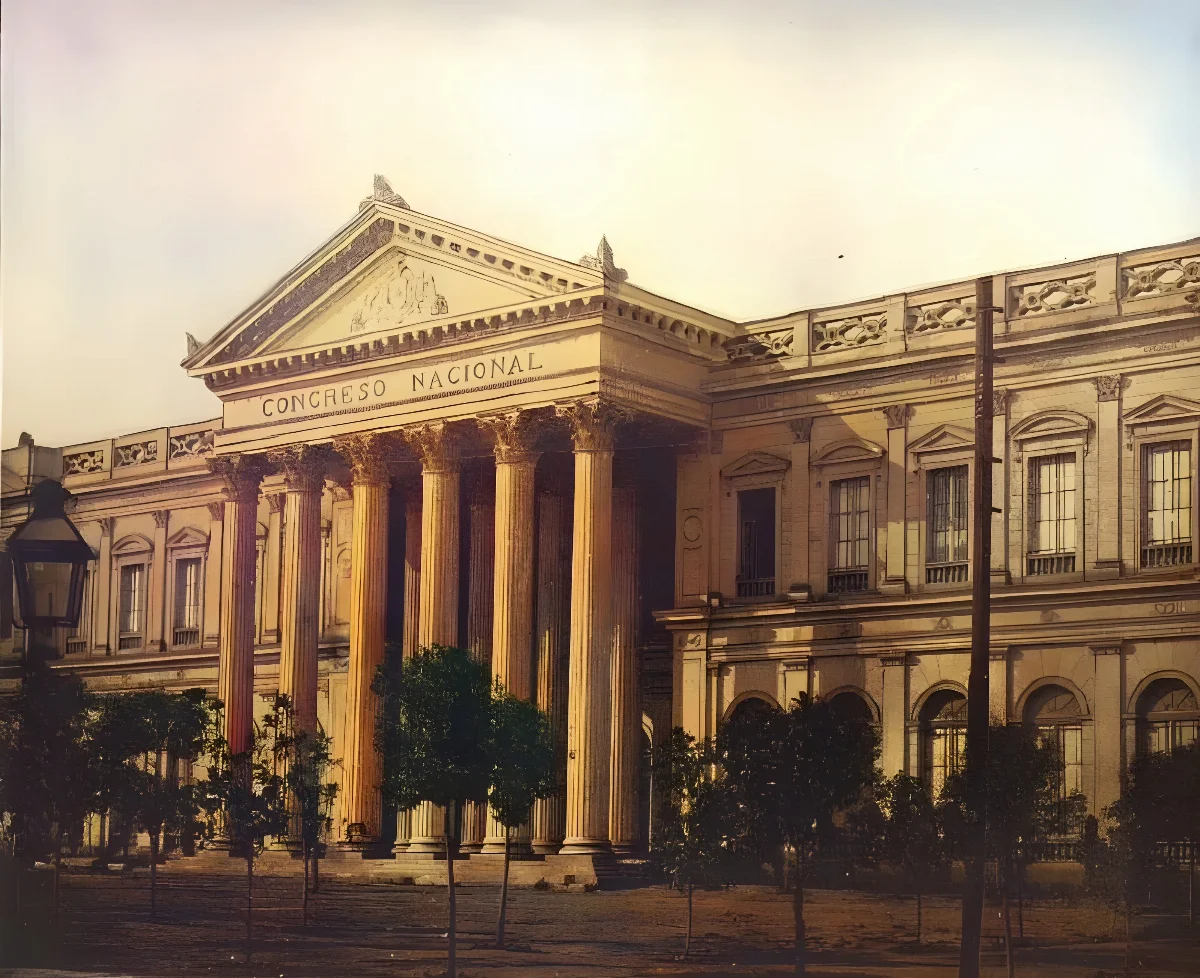 Congreso Nacional, Santiago, 1892 — aprox. 1892 | Chile de Ayer