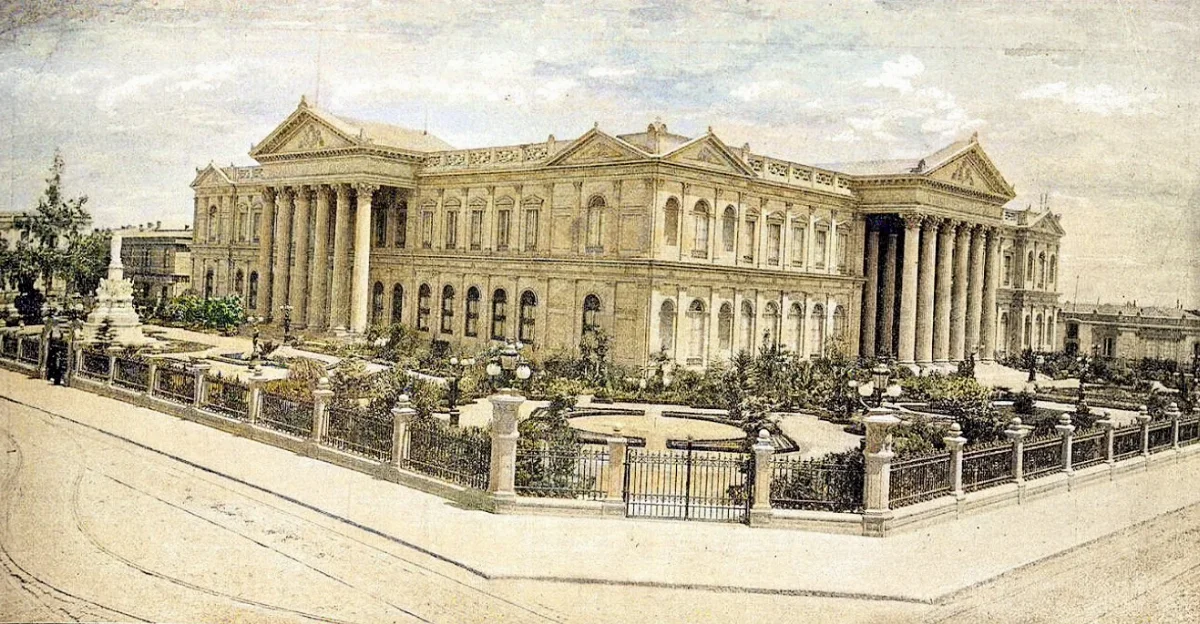 Palacio del Congreso, Santiago — aprox. 1891 | Chile de Ayer