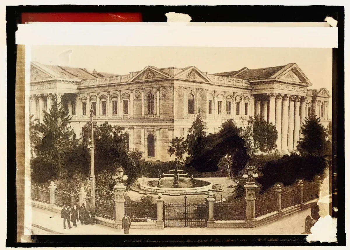 Edificio del Congreso Nacional en Santiago — aprox. 1908 | Chile de Ayer