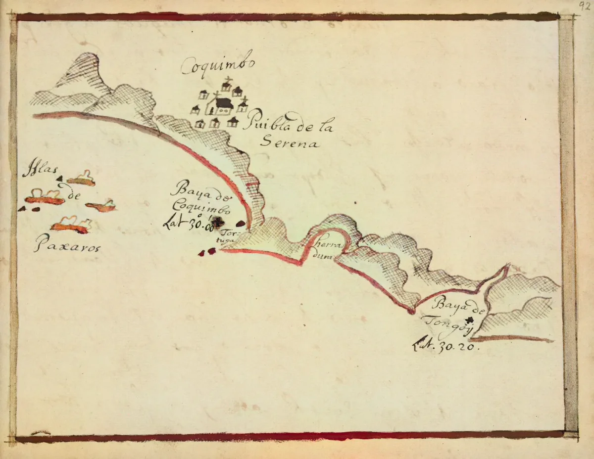 Mapa de La Serena — aprox. 1910 | Chile de Ayer