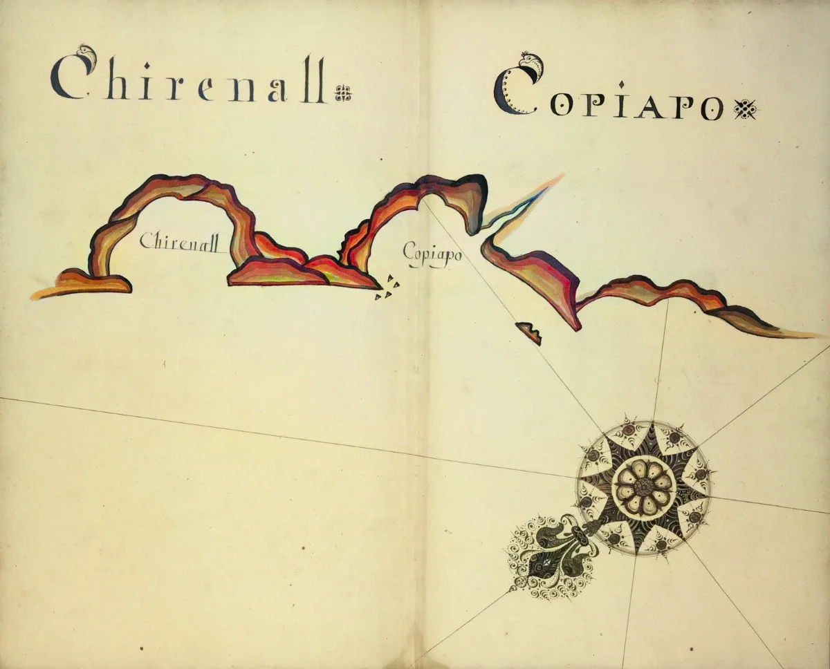 Mapa de Copiapó y alrededores — aprox. 1910 | Chile de Ayer