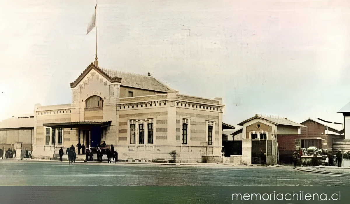 Aduana de Arica después de la captura de la ciudad, 1880 — 1880 | Chile de Ayer