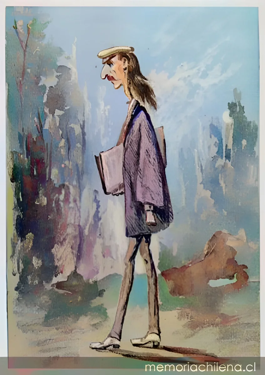 Antonio Smith, autorretrato — 1849 | Chile de Ayer