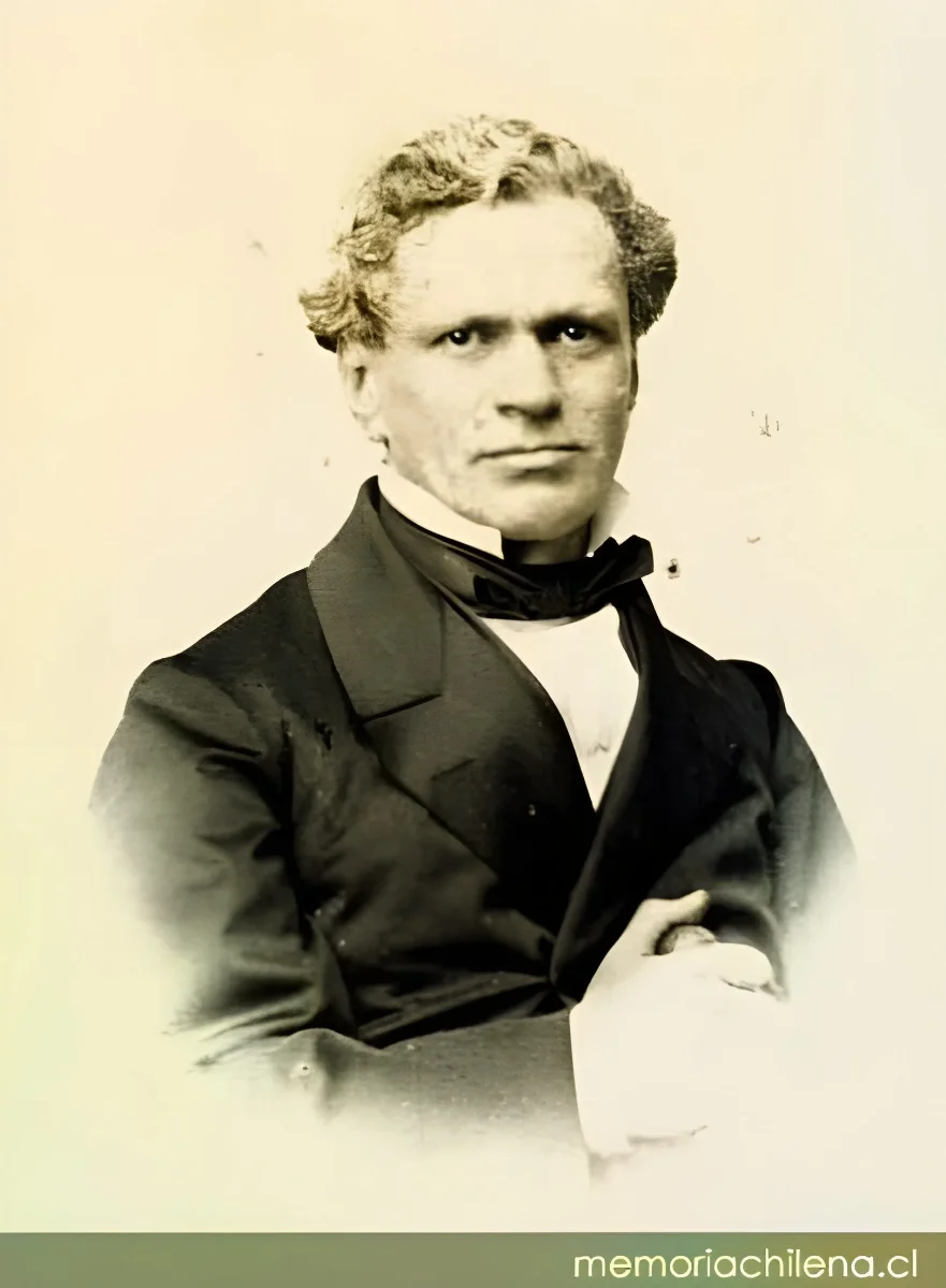 Antonio Varas, retrato de busto formal — 1817 | Chile de Ayer