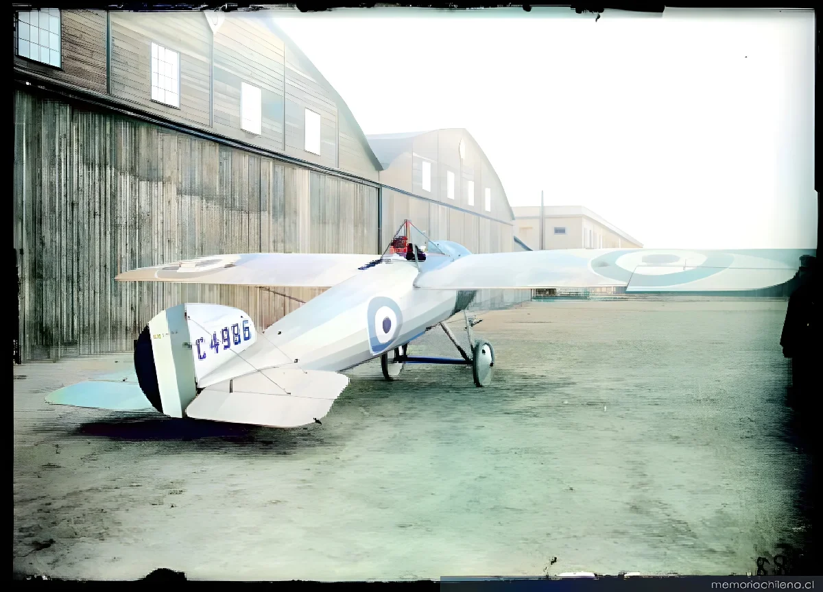 Avión H. P. 110 — 1915 | Chile de Ayer