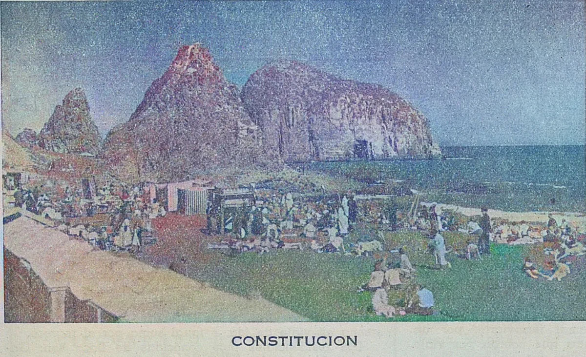 Balneario de Constitución, 1940 — 1940 | Chile de Ayer