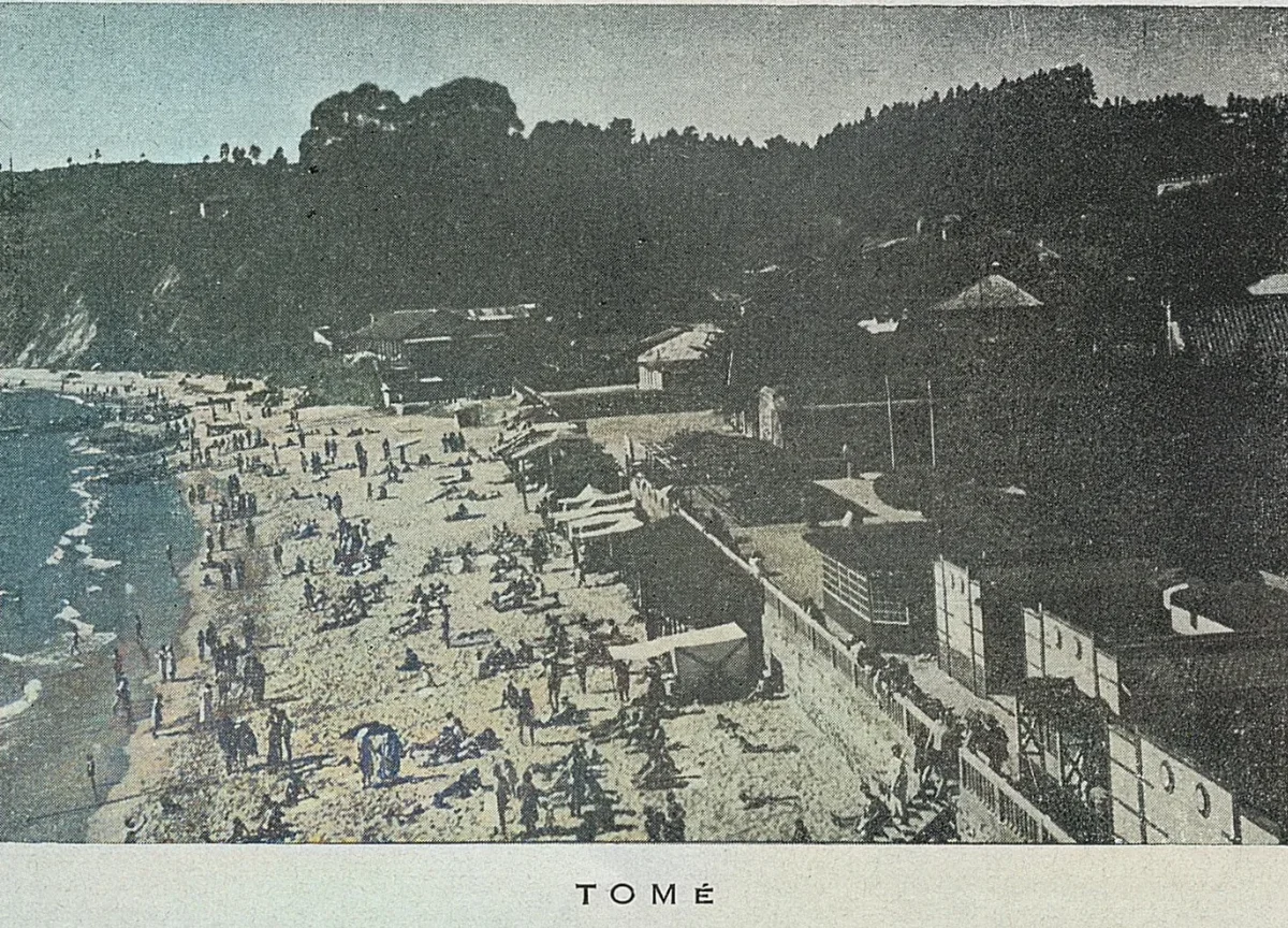 Balneario de Tomé, 1939 — 1939 | Chile de Ayer