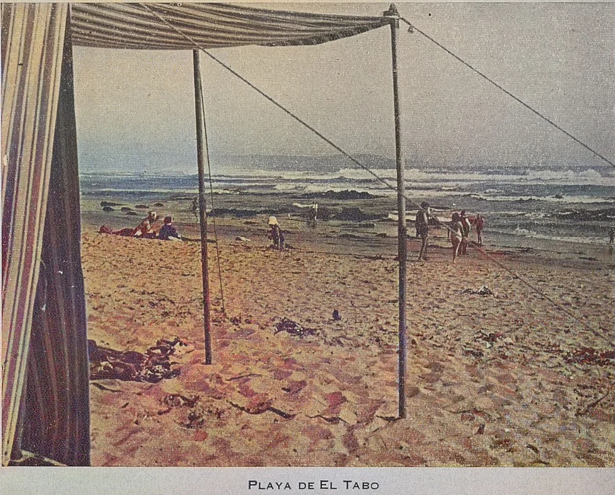 Balneario en El Tabo, 1944 — 1944 | Chile de Ayer