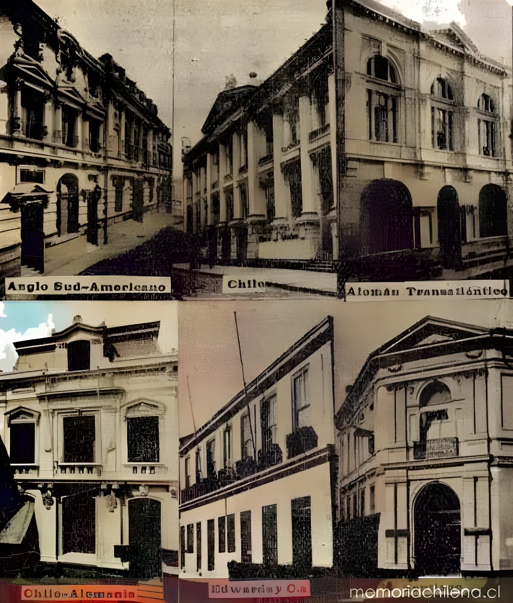Bancos de Valparaíso, 1910 — 1910 | Chile de Ayer