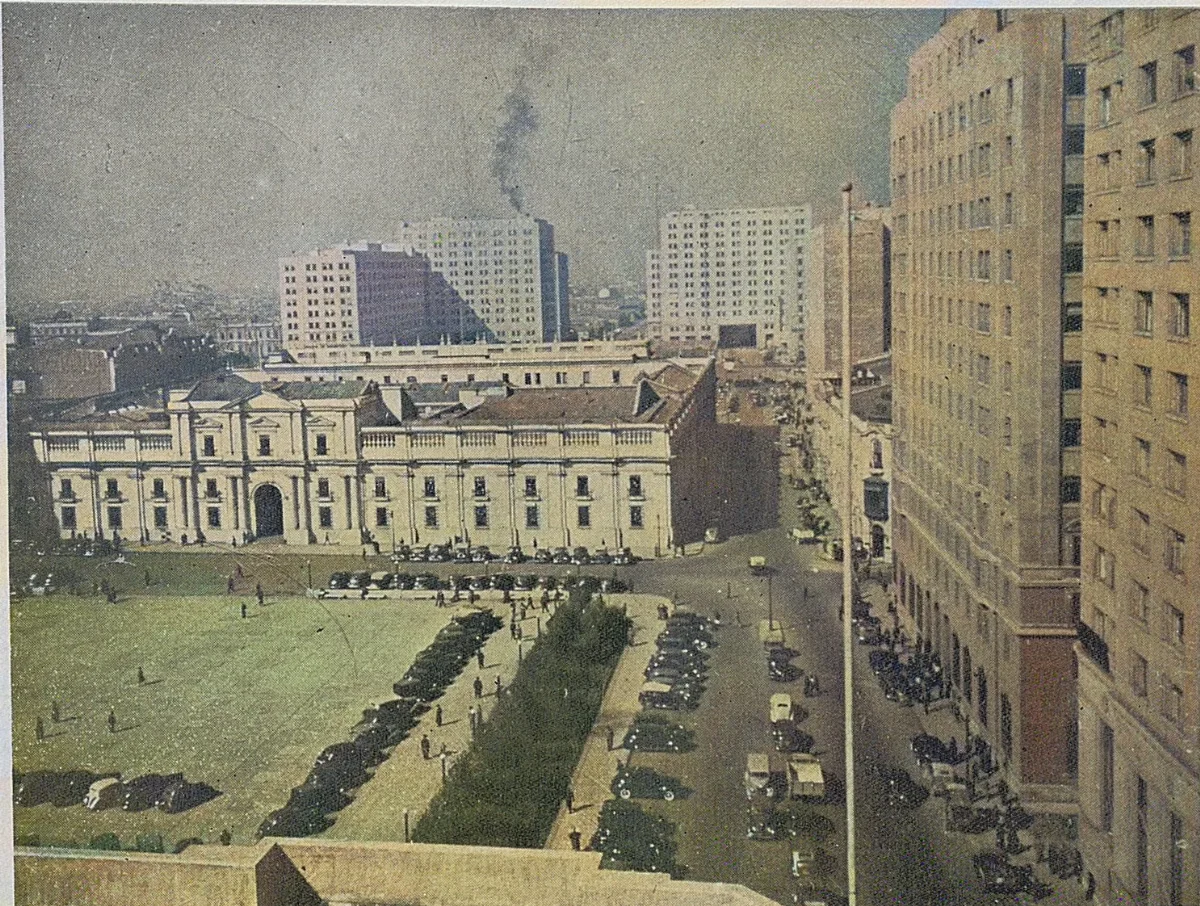 Barrio Cívico, Santiago, 1941 — 1941 | Chile de Ayer