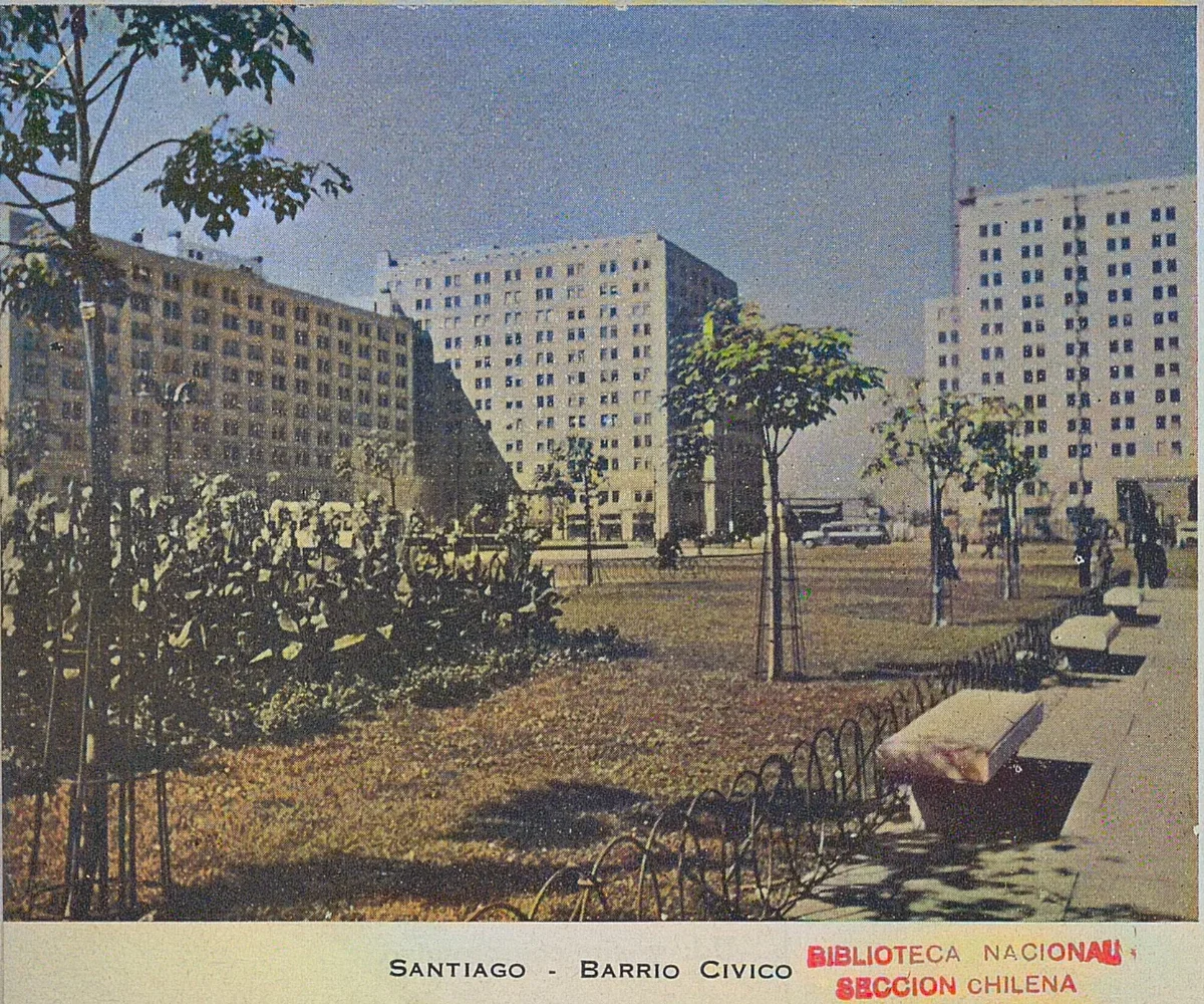 Barrio Cívico, Santiago, 1942 — 1942 | Chile de Ayer