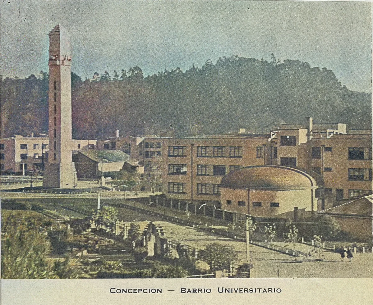 Barrio universitario, Concepción, 1945 — 1945 | Chile de Ayer