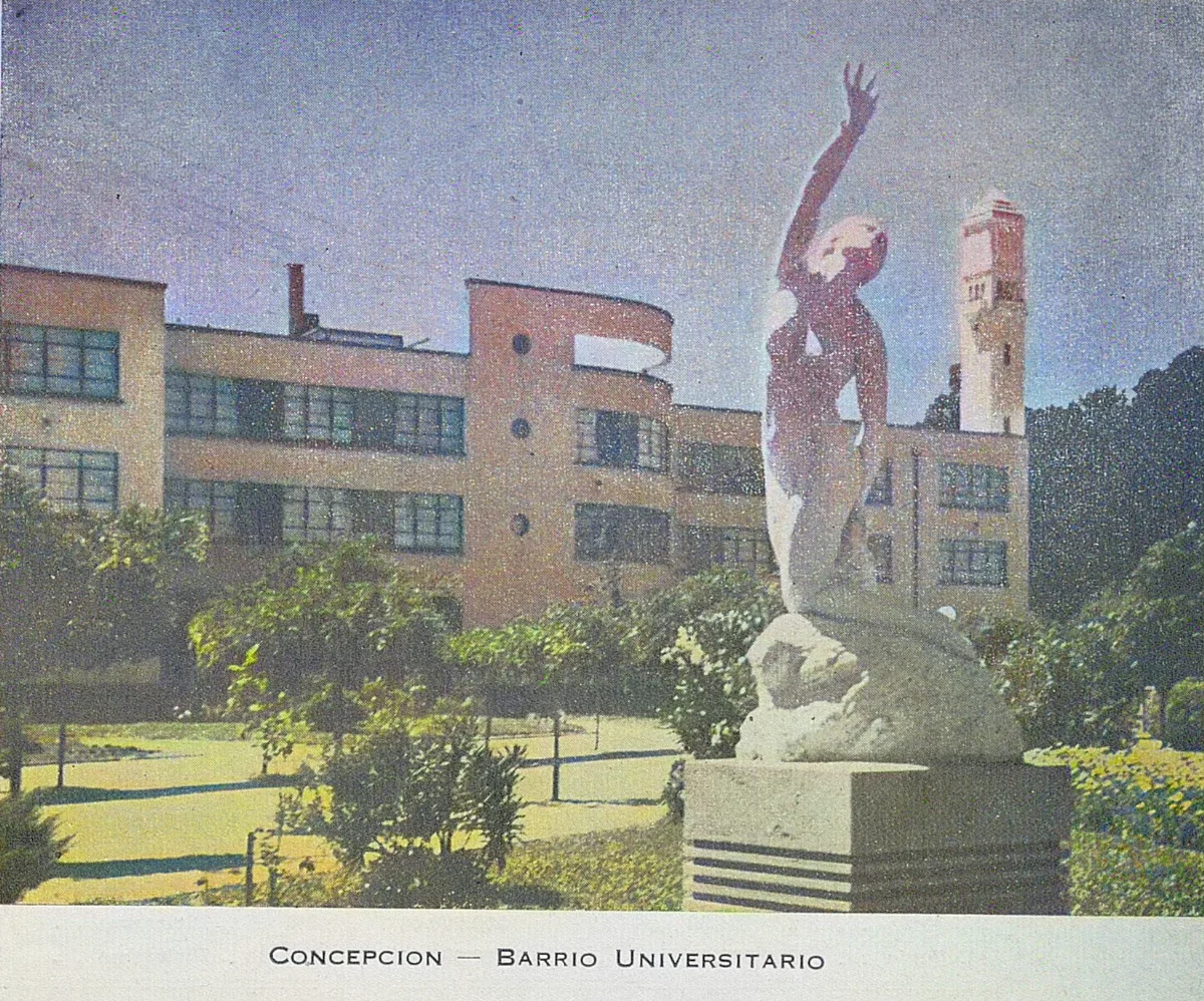 Barrio universitario, Concepción, 1946 — 1946 | Chile de Ayer