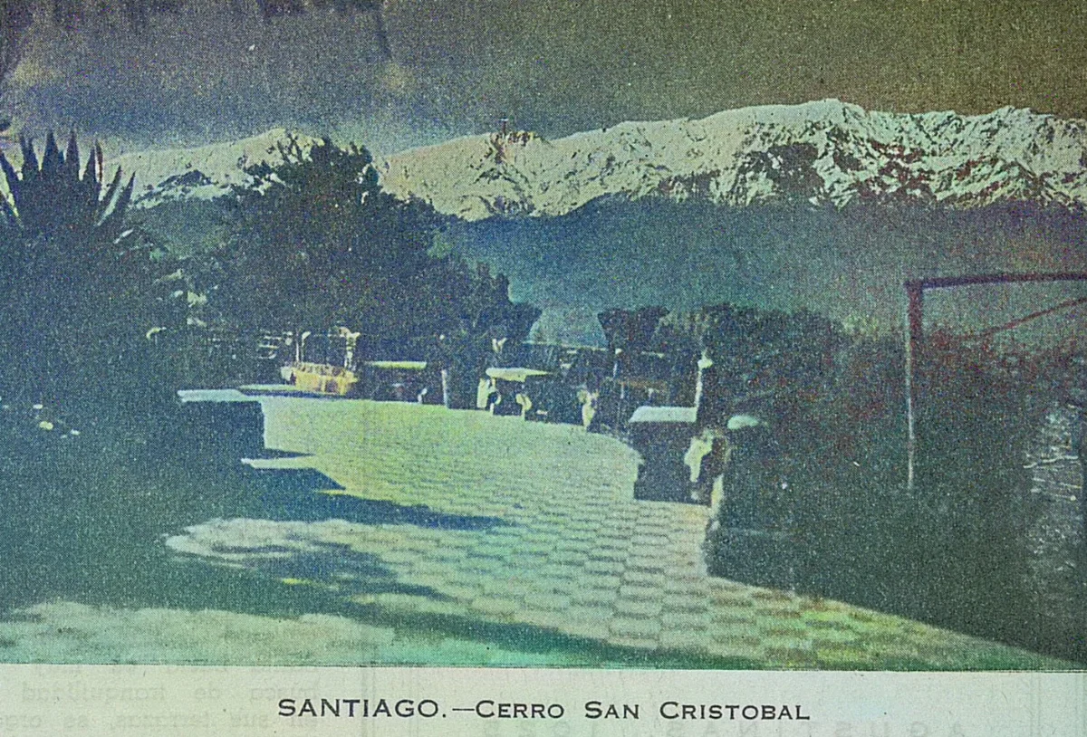 Cerro San Cristóbal, Santiago, 1940 — 1940 | Chile de Ayer