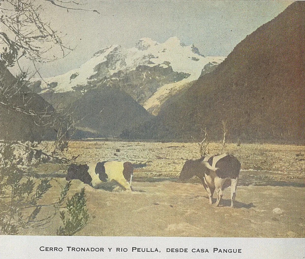 Cerro Tronador y Río Peulla, 1947 — 1947 | Chile de Ayer