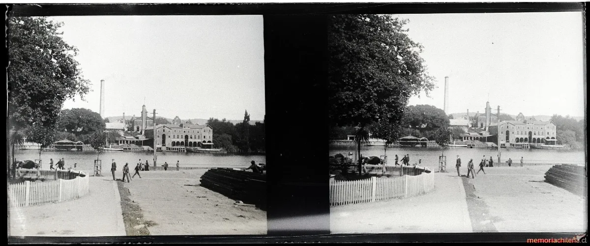 Cervecería Anwandter, Rio Valdivia, Valdivia, 1907 — 1907 | Chile de Ayer