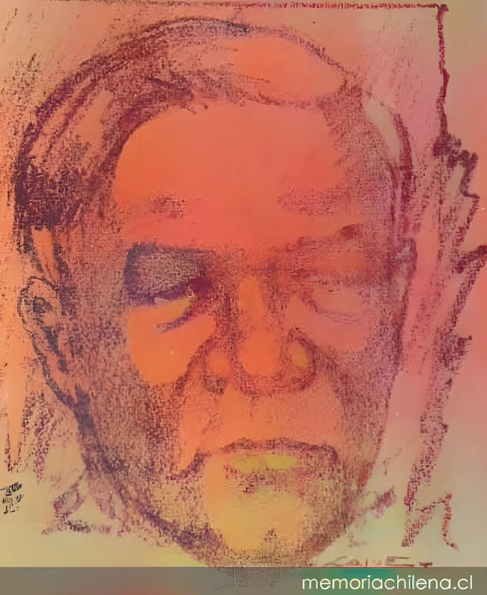 Dibujo de Luis Emilio Recabarren, hacia 1920 — 1920 | Chile de Ayer