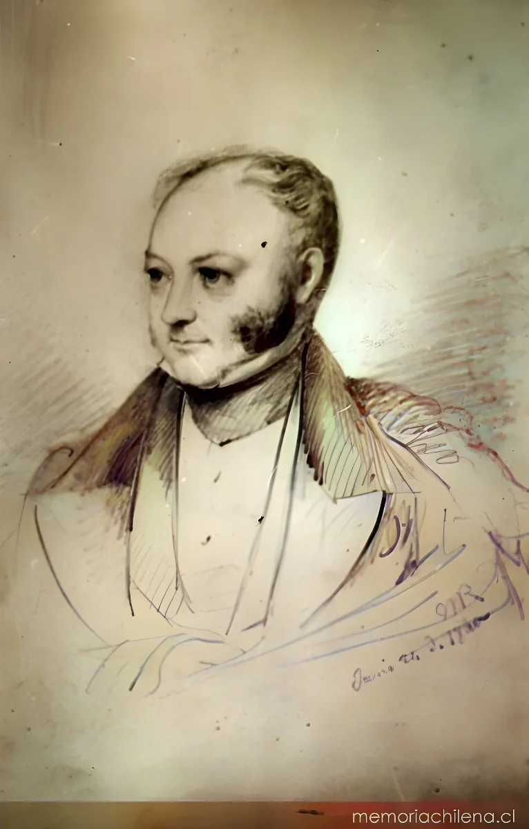 Diego Barros Arana, fundador de Revista Chilena — 1875 | Chile de Ayer