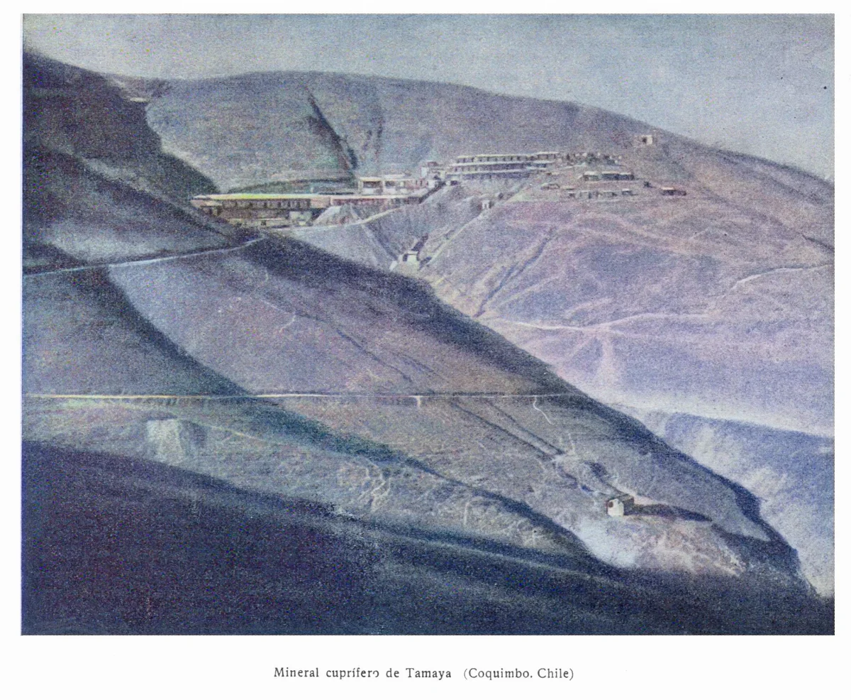 Mina de cobre de Tamaya. Coquimbo (Chile) — aprox. 1917 | Chile de Ayer