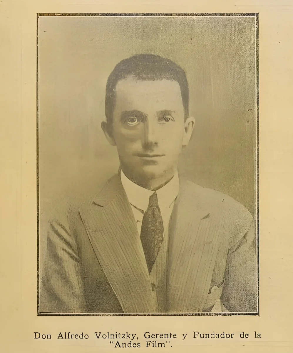 Don Alfredo Volnitzky, Gerente y Fundador de la “Andes Film” — 1928 | Chile de Ayer