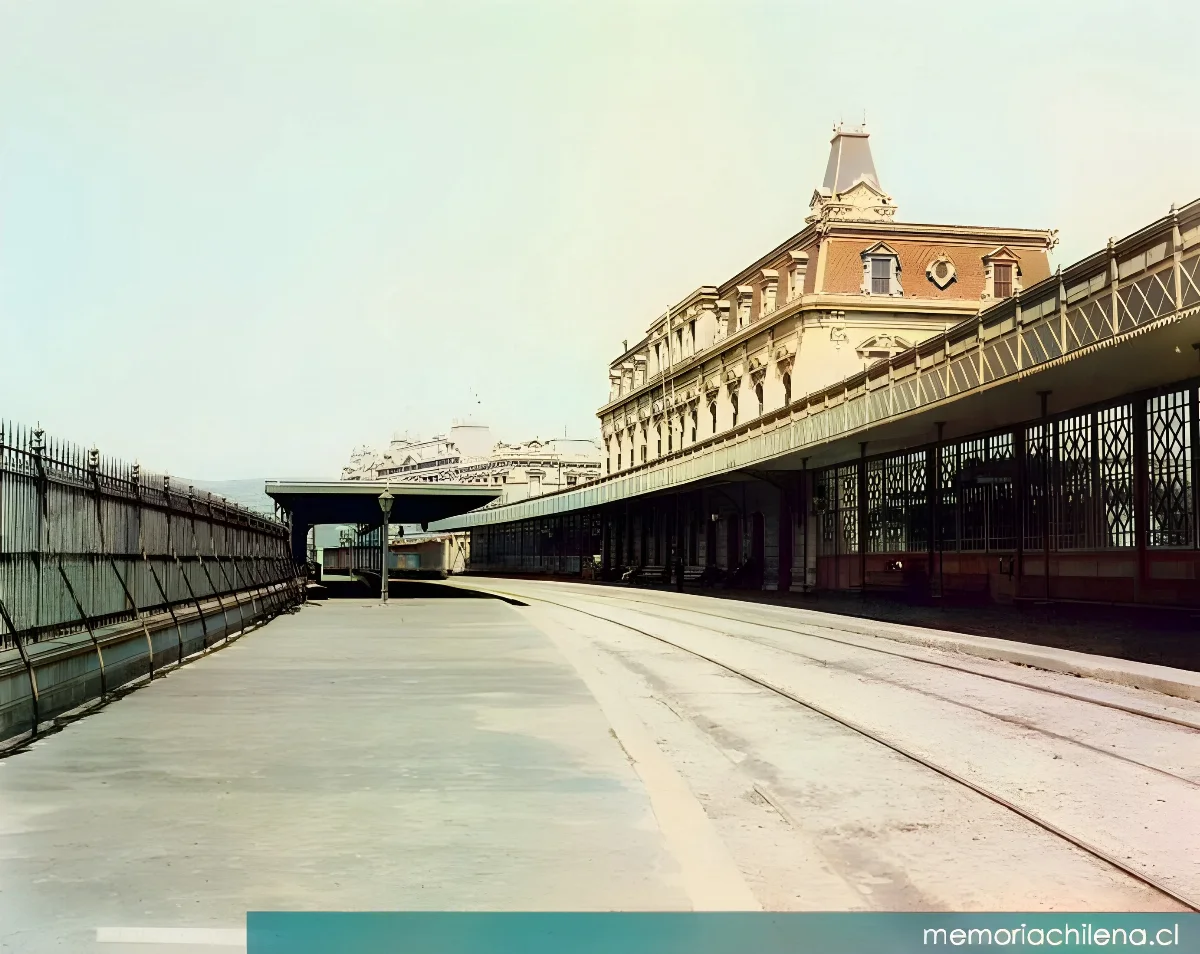 Estación Bellavista de Valparaíso, 1900 — 1900 | Chile de Ayer